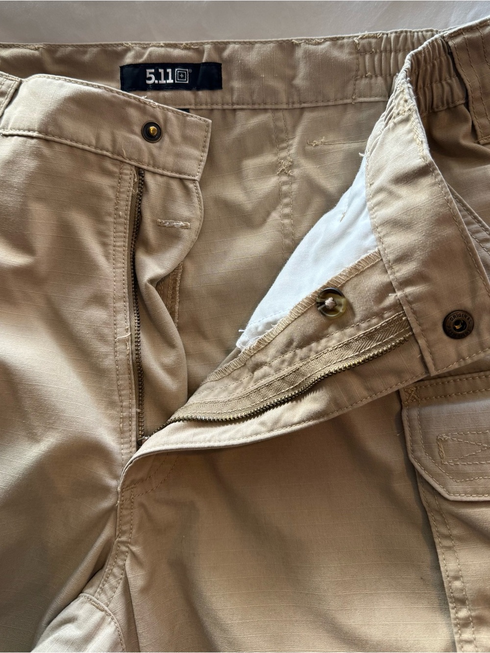 5.11 Tactical Men's Taclite Pro Cargo Pants Light Tan Khaki Sz 32 - Picture 9 of 10